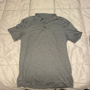 Lululemon Gray Polo Shirt